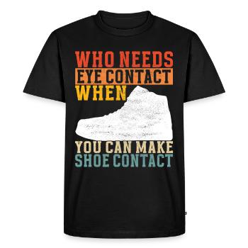 Sneakerhead Collectionneur de baskets - T-shirt Premium bio Homme - noir - Devant - Nico (187cm)