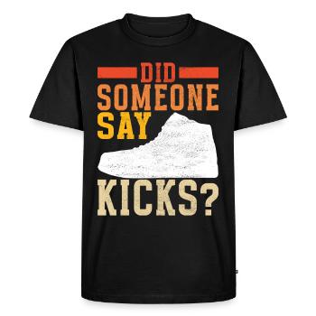 Sneakerhead Sneaker Collector - T-shirt Premium bio Homme - noir - Devant - Nico (187cm)