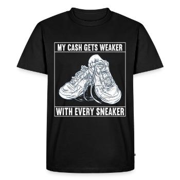 Sneakerhead Sneaker Collector - T-shirt Premium bio Homme - noir - Devant - Nico (187cm)
