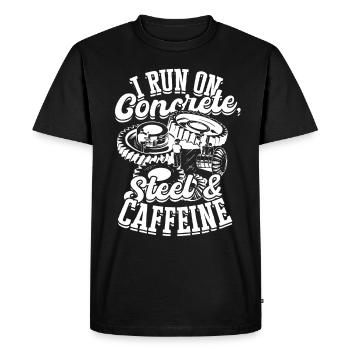 Ingénieur Ponts Génie Civil - T-shirt Premium bio Homme - noir - Devant - Nico (187cm)