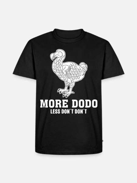 Dodo Joke Dodos - Men's Premium Organic T-Shirt - black