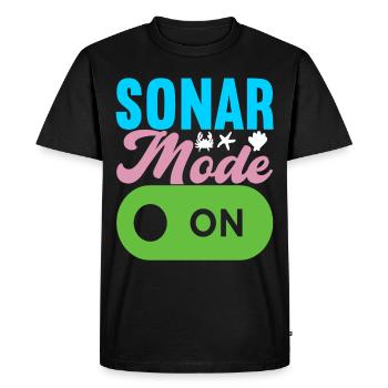 Biologie marine Biologiste marin - T-shirt Premium bio Homme - noir - Devant - Nico (187cm)