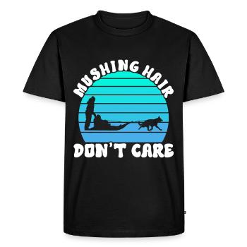 Traîneau Chiens de traîneau - T-shirt Premium bio Homme - noir - Devant - Nico (187cm)