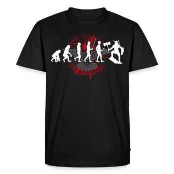 T-shirt Viking Valhalla Valhalla Dieu Odin - T-shirt Premium bio Homme - noir - Devant - Nico (187cm)