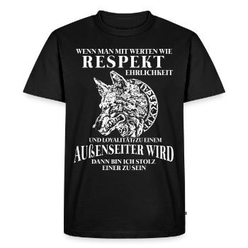 T-shirt Viking Valhalla Valhalla Dieu Odin - T-shirt Premium bio Homme - noir - Devant - Nico (187cm)