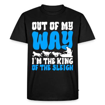 Traîneau Chiens de traîneau - T-shirt Premium bio Homme - noir - Devant - Nico (187cm)