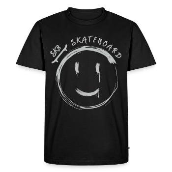 Skateboard Skater Skating - T-shirt Premium bio Homme - noir - Devant - Nico (187cm)