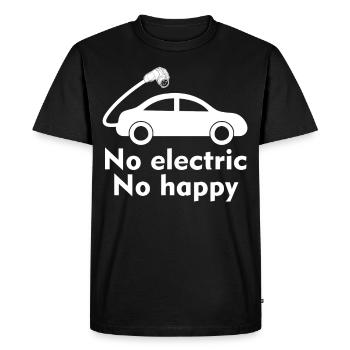 Voiture électrique Véhicule électrique - T-shirt Premium bio Homme - noir - Devant - Nico (187cm)