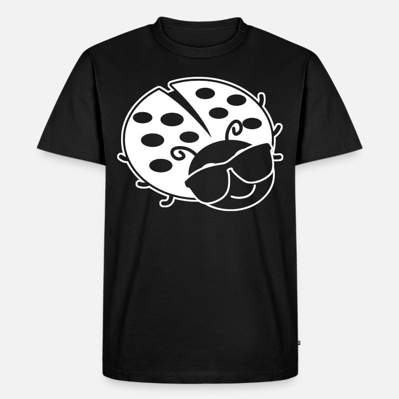 Ladybug Sunglasses Ladybugs - Männer Premium Bio T-Shirt - Schwarz