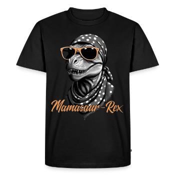Mamasaur Rex drôle dinosaure mère Style - T-shirt Premium bio Homme - noir - Devant - Nico (187cm)