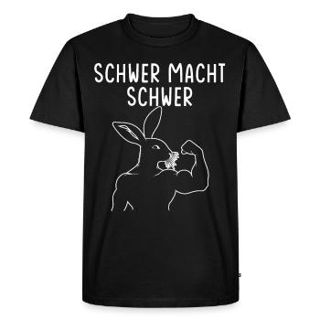T-shirt de gymnastique drôle de remise en forme Gym d’entraînement - T-shirt Premium bio Homme - noir - Devant - Nico (187cm)