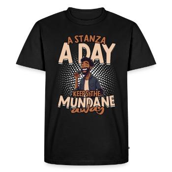 Poetry Slam Dichter Poetryslam - T-shirt Premium bio Homme - noir - Devant - Nico (187cm)