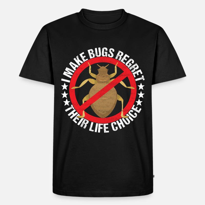 Schädlingsbekämpfung Kammerjäger - Männer Premium Bio T-Shirt - Schwarz