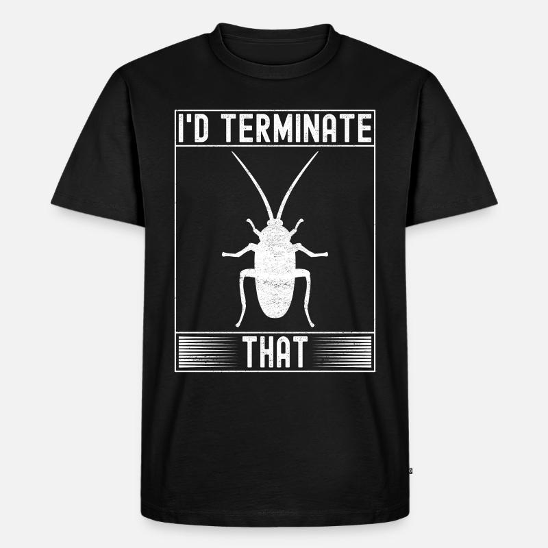 Schädlingsbekämpfung Kammerjäger - Männer Premium Bio T-Shirt - Schwarz