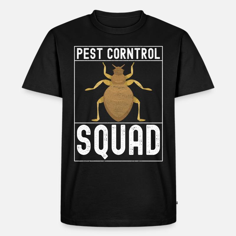 Schädlingsbekämpfung Kammerjäger - Männer Premium Bio T-Shirt - Schwarz