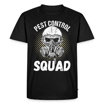 Pest Control Exterminator - Men's Premium Organic T-Shirt - black - Front - Nico (187cm)