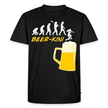 Bière Boire Brassage Brasserie Maison - T-shirt Premium bio Homme - noir - Devant - Nico (187cm)
