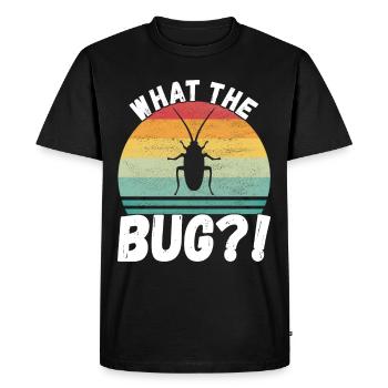 Pest Control Exterminator - Men's Premium Organic T-Shirt - black - Front - Nico (187cm)