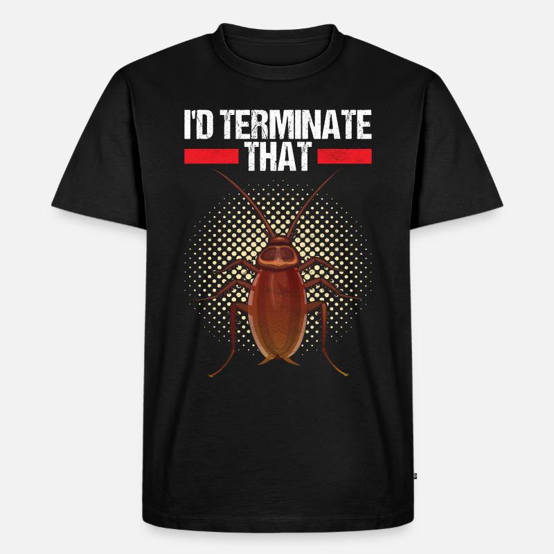 Schädlingsbekämpfung Kammerjäger - Männer Premium Bio T-Shirt - Schwarz