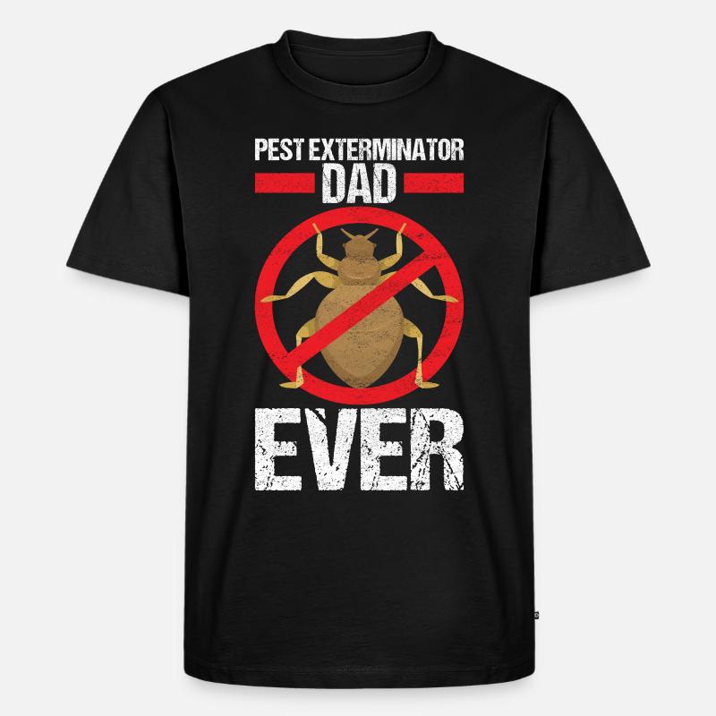 Schädlingsbekämpfung Kammerjäger - Männer Premium Bio T-Shirt - Schwarz