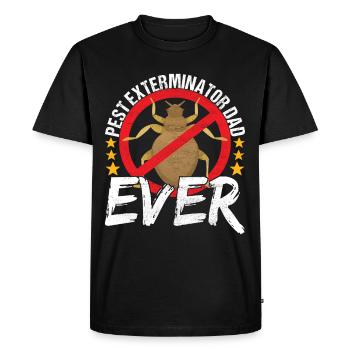 Exterminateur de lutte antiparasitaire - T-shirt Premium bio Homme - noir - Devant - Nico (187cm)