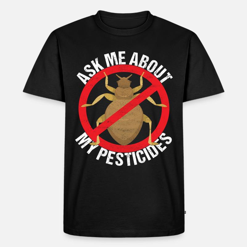 Schädlingsbekämpfung Kammerjäger - Männer Premium Bio T-Shirt - Schwarz