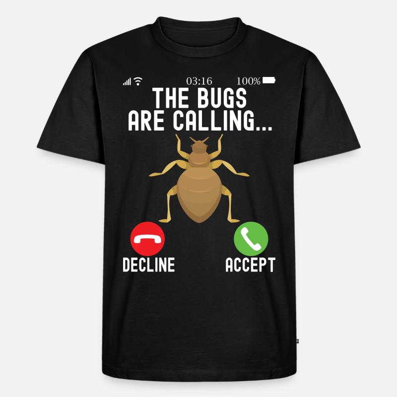 Schädlingsbekämpfung Kammerjäger - Männer Premium Bio T-Shirt - Schwarz