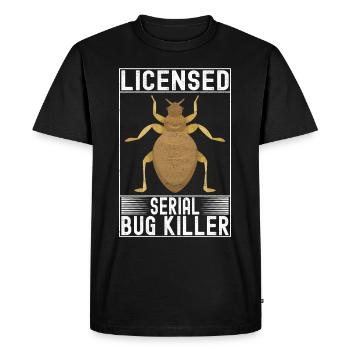 Exterminateurs de lutte antiparasitaire - T-shirt Premium bio Homme - noir - Devant - Nico (187cm)