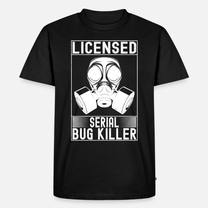 Schädlingsbekämpfung Kammerjäger - Männer Premium Bio T-Shirt - Schwarz
