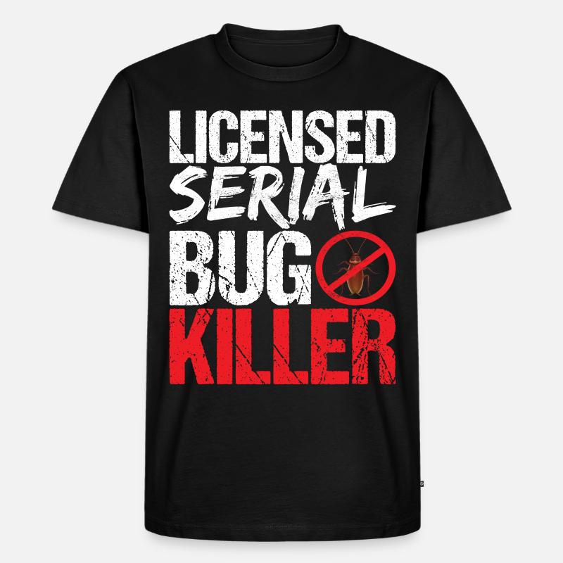 Schädlingsbekämpfung Kammerjäger - Männer Premium Bio T-Shirt - Schwarz