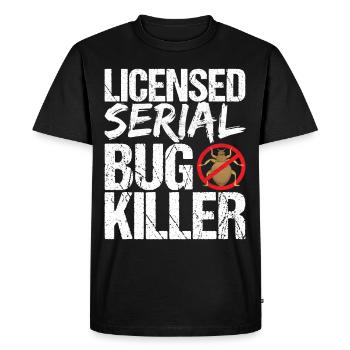 Pest Control Exterminators - Men's Premium Organic T-Shirt - black - Front - Nico (187cm)
