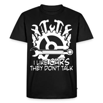 Mécanicien Moteur Voiture à Combustion Guy - T-shirt Premium bio Homme - noir - Devant - Nico (187cm)