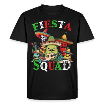 Funny Fiesta Squad Style de vacances mexicain - T-shirt Premium bio Homme - noir - Devant - Nico (187cm)