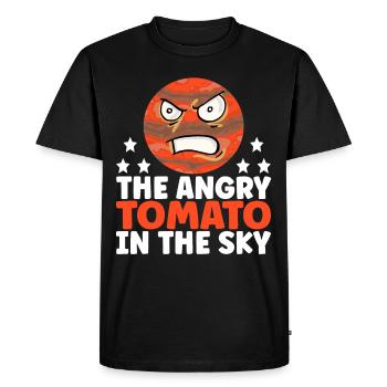Astronomie Mignonne Planète Système Solaire Galaxie - T-shirt Premium bio Homme - noir - Devant - Nico (187cm)