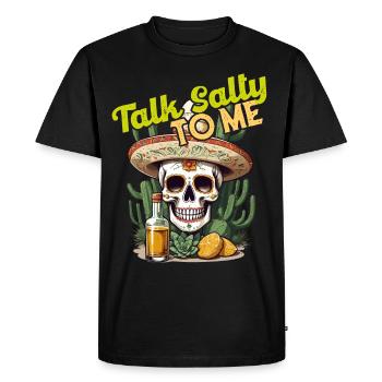 Funny Tequila Saying Cinco de Mayo Mexico - Men's Premium Organic T-Shirt - black - Front - Nico (187cm)