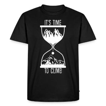 Alpinisme Trekking Randonnée - T-shirt Premium bio Homme - noir - Devant - Nico (187cm)