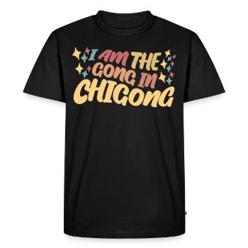Qigong Qi Gong Thai Chi Chigong - T-shirt Premium bio Homme - noir - Devant - Nico (187cm)