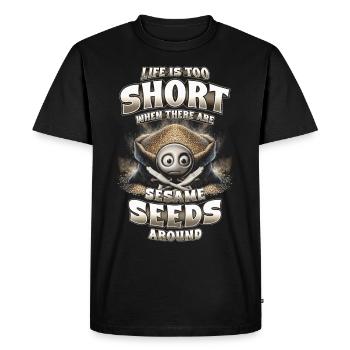 Capsule fruit allergy - Men's Premium Organic T-Shirt - black - Front - Nico (187cm)