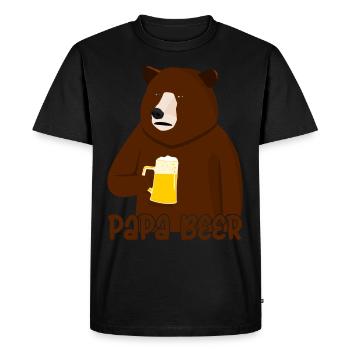Bear with Beer Brewing Home Brewery - T-shirt Premium bio Homme - noir - Devant - Nico (187cm)