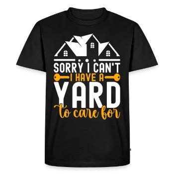 Homeowners Housewarming Party - Men's Premium Organic T-Shirt - black - Front - Nico (187cm)