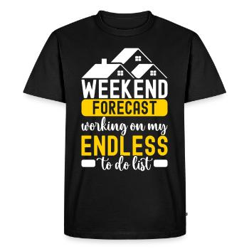 Homeowners Housewarming Party - Men's Premium Organic T-Shirt - black - Front - Nico (187cm)