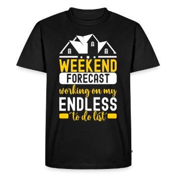 Homeowners Housewarming Party - Men's Premium Organic T-Shirt - black - Front - Nico (187cm)