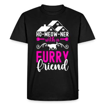 Homeowners Housewarming Party - Men's Premium Organic T-Shirt - black - Front - Nico (187cm)