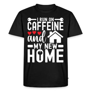 Homeowners Housewarming Party - Men's Premium Organic T-Shirt - black - Front - Nico (187cm)