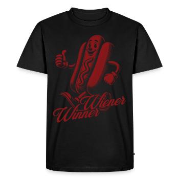Gagnant viennois Retro Vintage Design 4 juillet - T-shirt Premium bio Homme - noir - Devant - Nico (187cm)