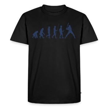Baseball Hommes Femmes Enfants Joueur Lanceur Softball - T-shirt Premium bio Homme - noir - Devant - Nico (187cm)