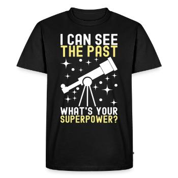 Atronome Astronomy - Men's Premium Organic T-Shirt - black - Front - Nico (187cm)