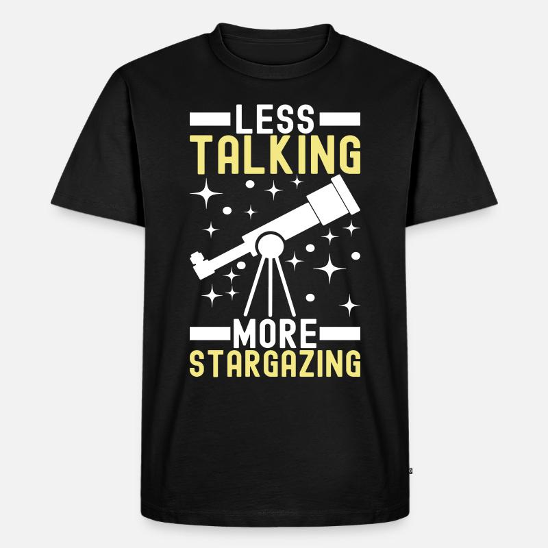 Atronome Astronomie - Männer Premium Bio T-Shirt - Schwarz