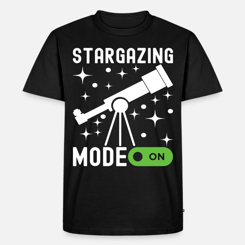 Atronome Astronomie - Männer Premium Bio T-Shirt - Schwarz