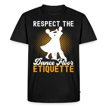 Ballroom Dance Ballroom Dancers Ballroom Dancers - Men's Premium Organic T-Shirt - black - Front - Nico (187cm)